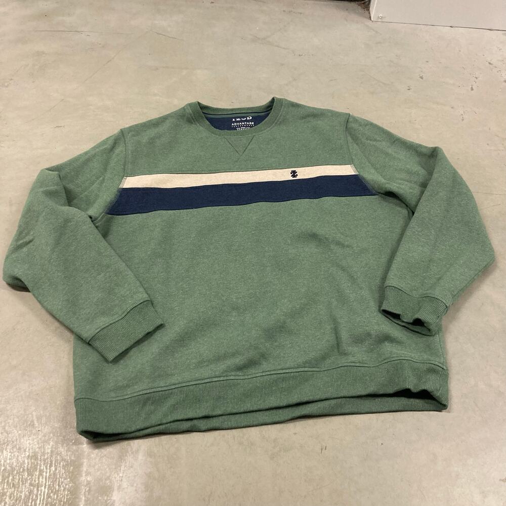 vintage y2k striped Izod sweatshirt